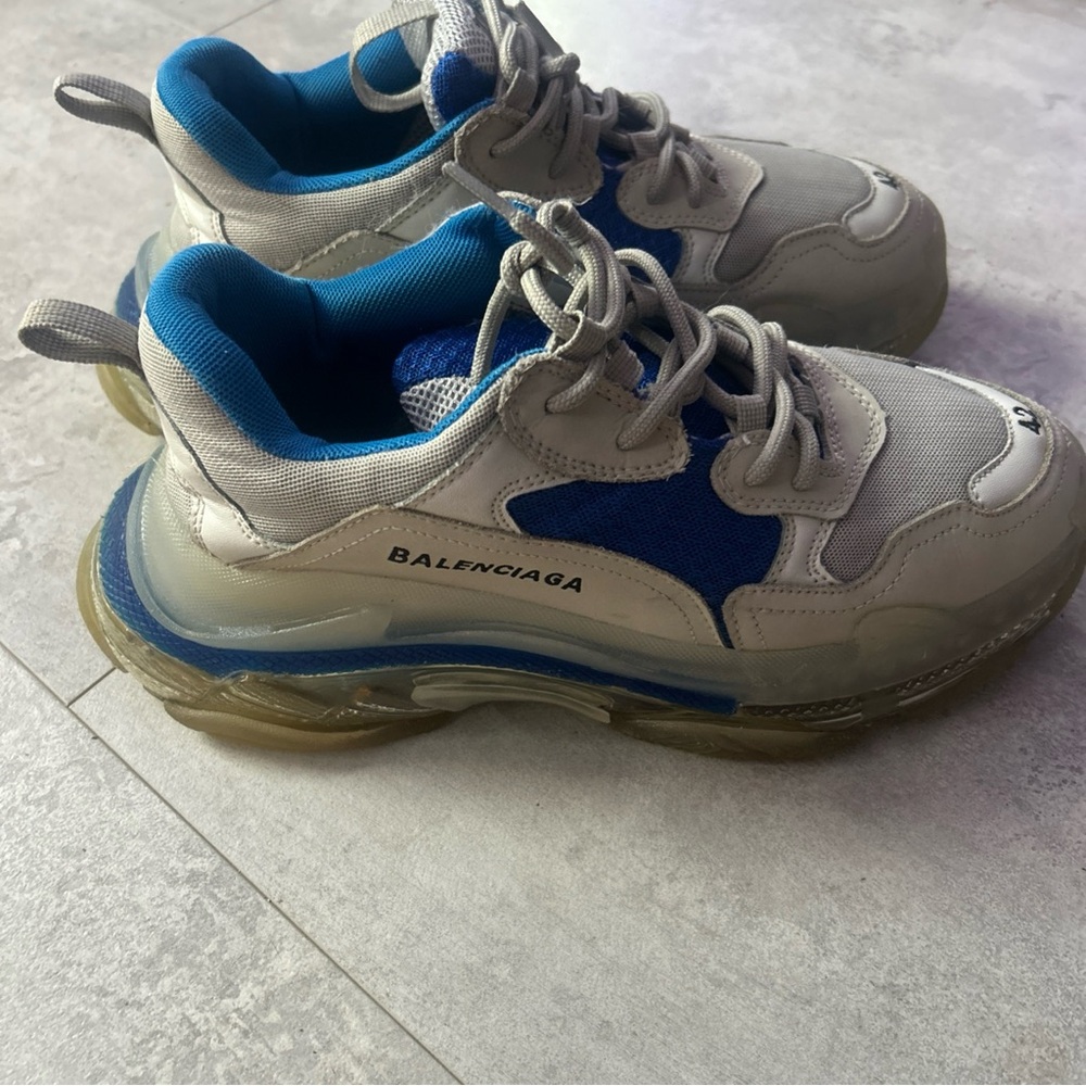 Balenciaga Kids Sneakers - Blue and Gray